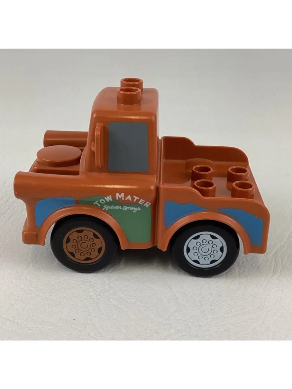 Lego Duplo Disney Pixar Cars Tow Mater Figure Building Block Character Truck